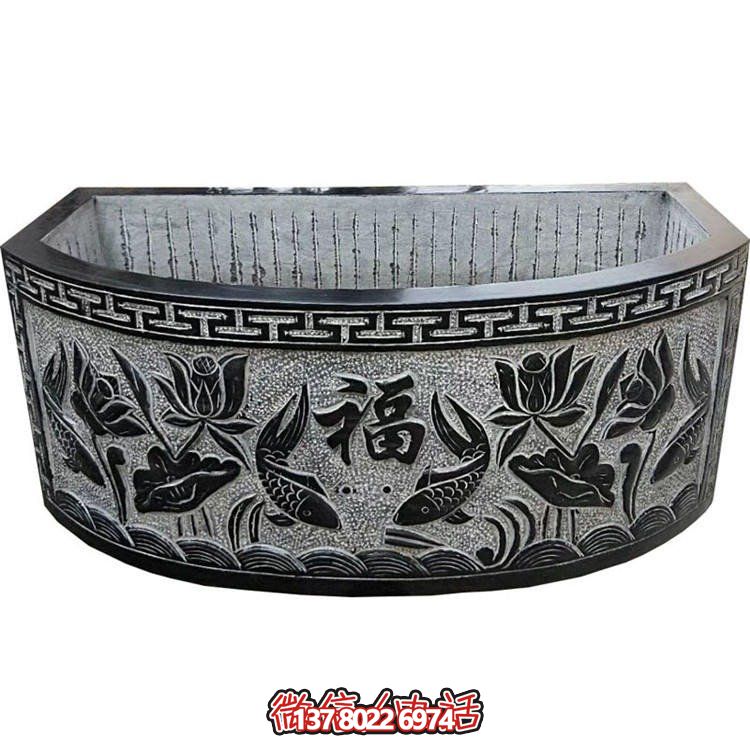 藝術(shù)精美的石雕擺件，點(diǎn)綴美麗庭院